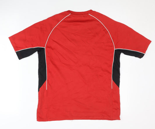 Jako Men's Red Football Jersey T-Shirt, Size M