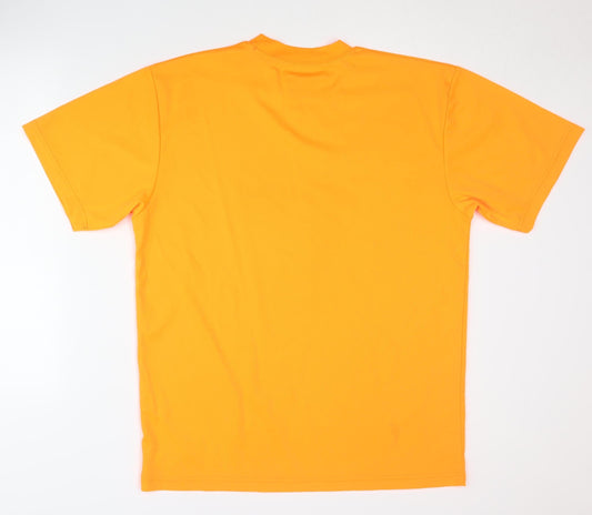 Newline Men's Orange Running T-Shirt, L, Quick Dry