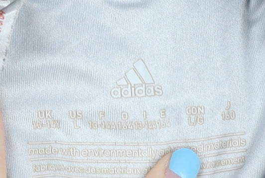 Adidas Boys Black Polo Shirt, 13-14 Years, Sports Style