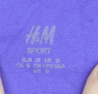 H&M Women's Purple Racerback Tank Top, Size M