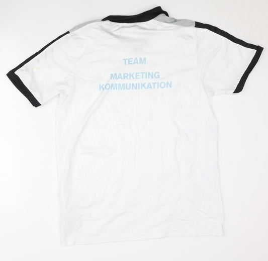 James & Nicholson Men's White T-Shirt Medium