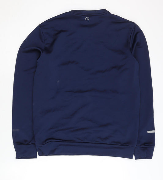 Mens UK Size S Calvin Klein Blue Pullover Sweatshirt