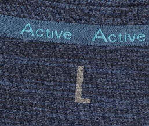 Active Blue Men's Gym T-Shirt L, Lightweight