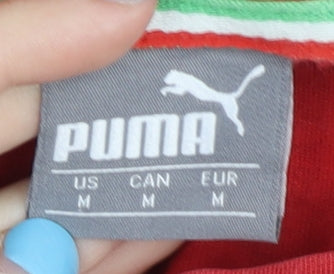 Puma Men's Red Racing Graphic T-Shirt M
