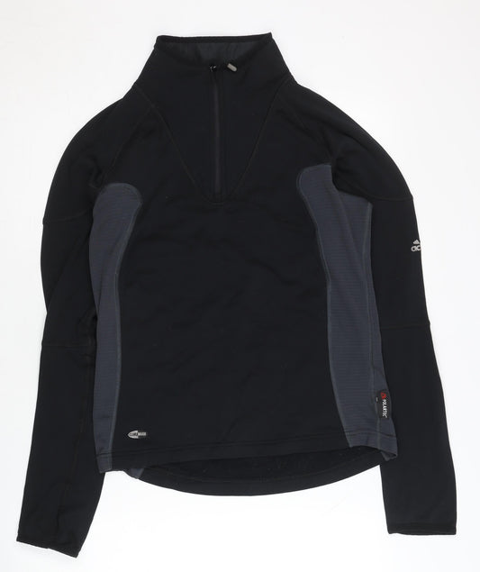 Additional front view of Adidas Women's Black Running Sweatshirt, size 14