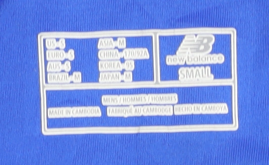 New Balance Men's Blue Tank Top S for Gym & Running