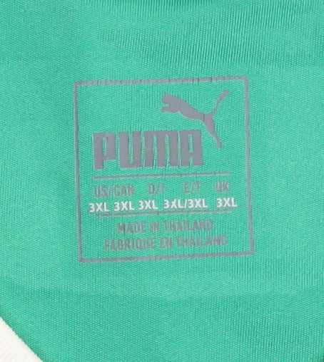 Puma Men's Green 3XL Jersey T-Shirt