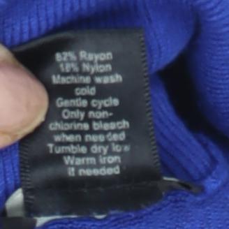 Womens UK Size L Ann Taylor Blue Pullover Jumper