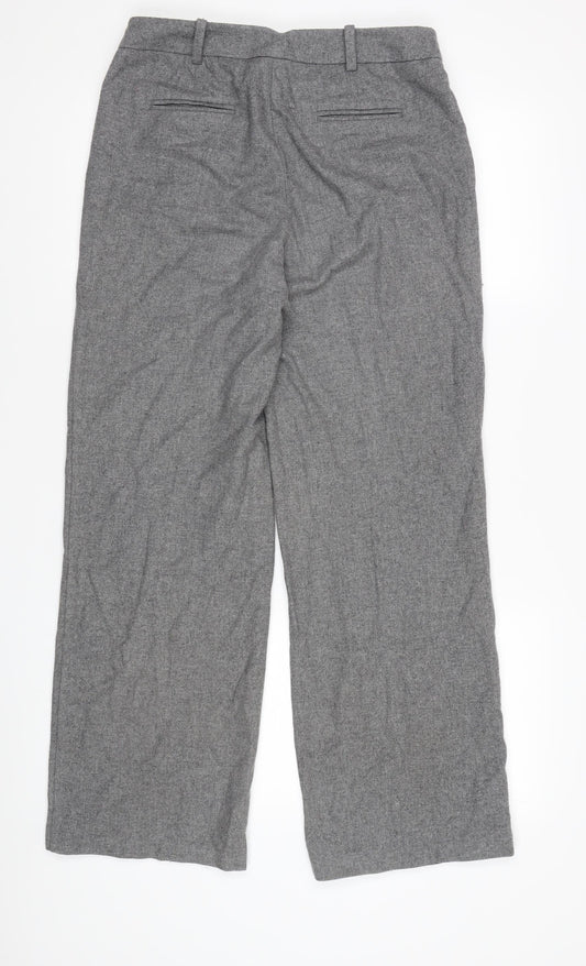 Womens UK Size 10 Marks and Spencer Regular Fit Business Casual Grey Trousers