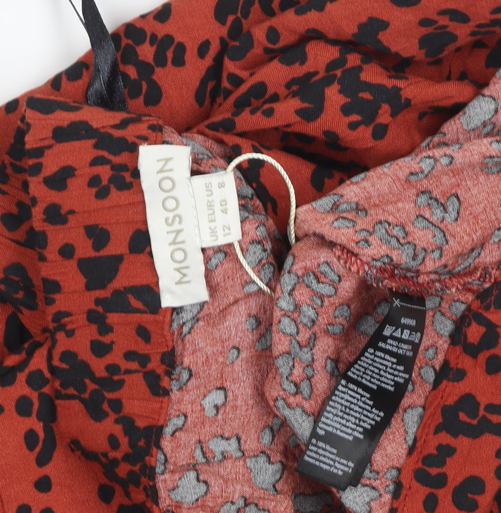 Monsoon Women's Red Trumpet Skirt Size 12