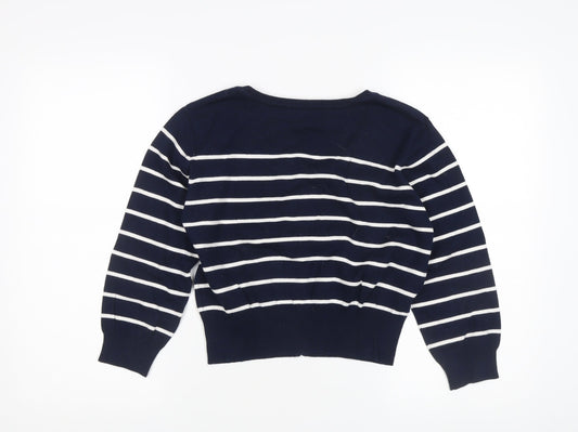 Womens UK Size XL VERO MODA Blue Cardigan Jumper