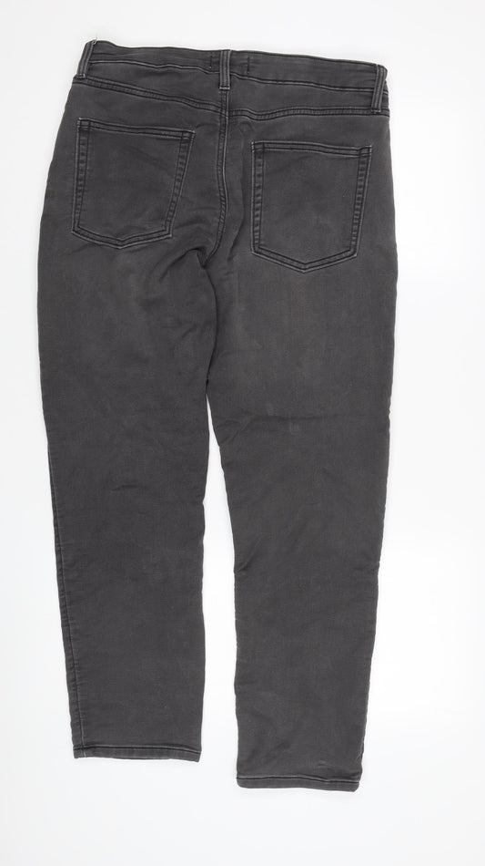 Easy Men's Black Slim Straight Jeans