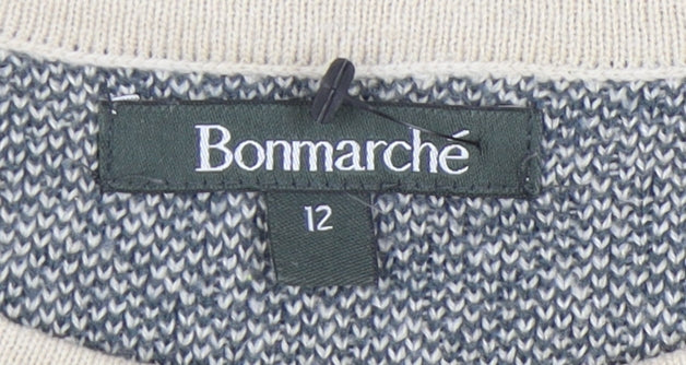 Womens UK Size 12 Bonmarché Multicoloured Pullover Jumper