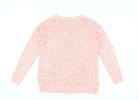 Womens UK Size 8 New Look Pink Pullover Jumper