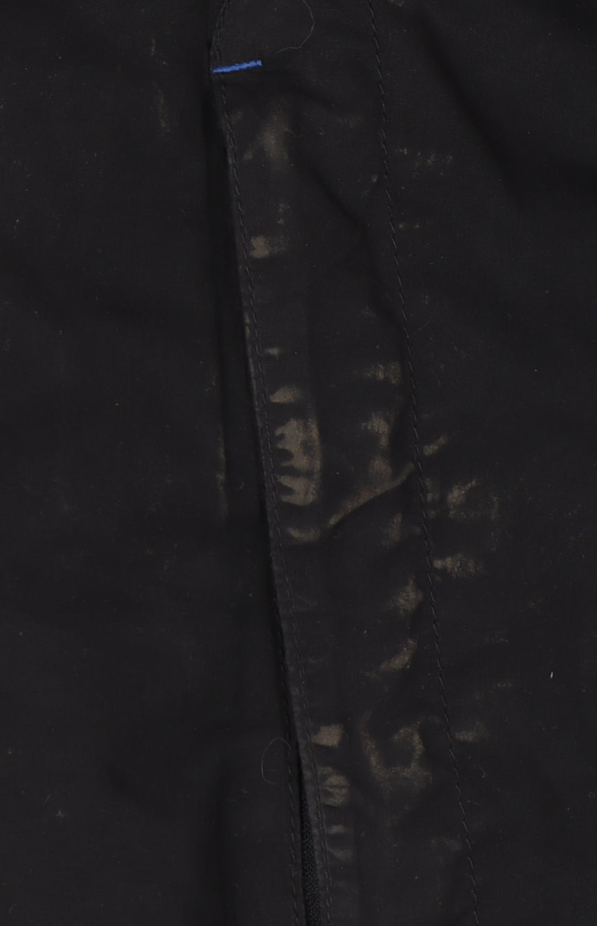Mens UK Size L Maine New England Black Windbreaker Coat