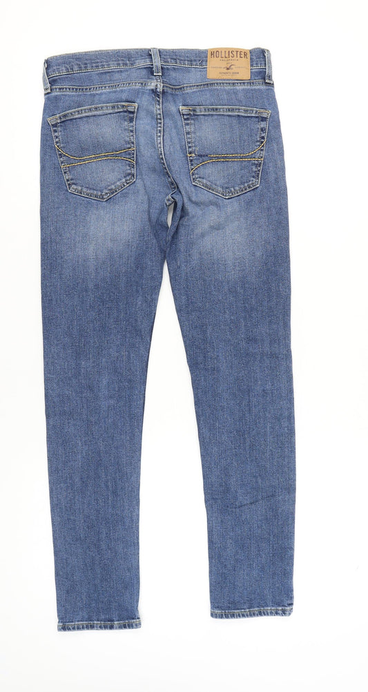 Hollister Men’s Blue Skinny Jeans Size 30