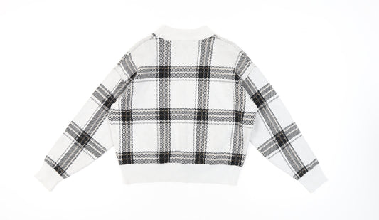 Womens UK Size S New Look White Pullover Jumper