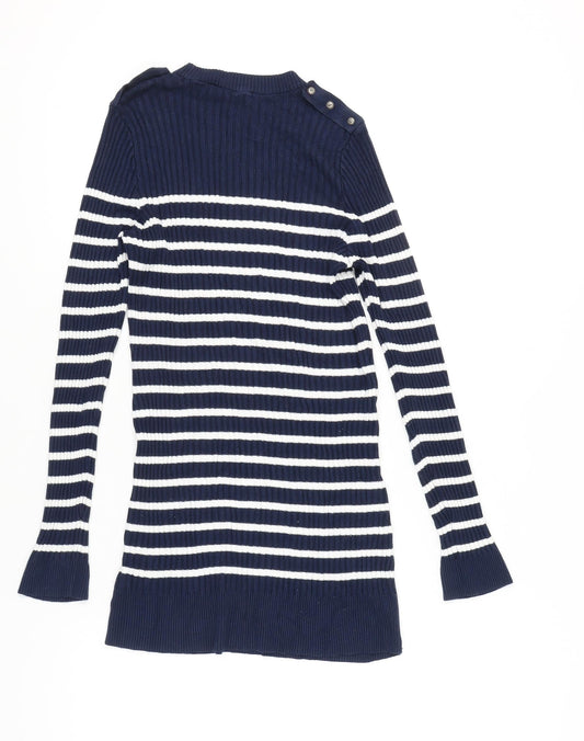 Womens UK Size 12 Marks and Spencer Blue Pullover Jumper