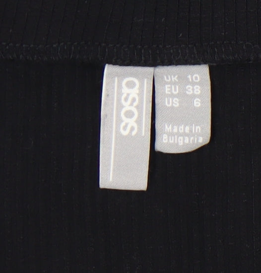 ASOS Women's Black Midi Pencil Skirt Size 10