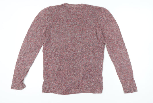 Topman XS Men's Multicoloured Cotton Crew Neck Jumper
