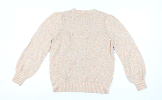Womens UK Size 8 AND/OR Beige Pullover Jumper