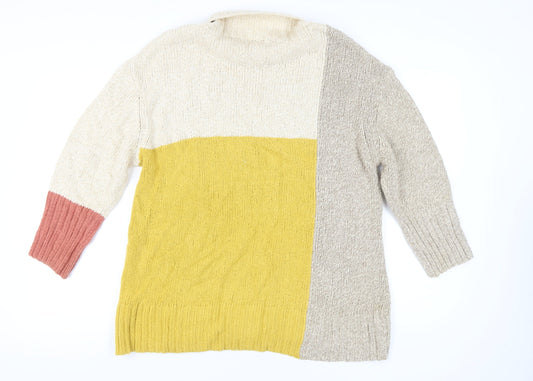Womens UK Size M Marks and Spencer Multicoloured Pullover Jumper