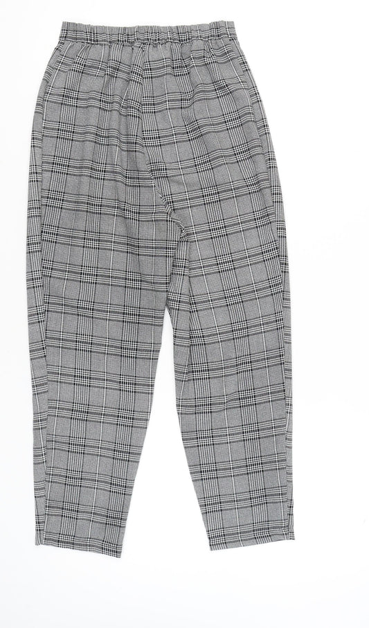 Womens UK Size 8 H&M Regular Fit Business Casual Multicoloured Trousers