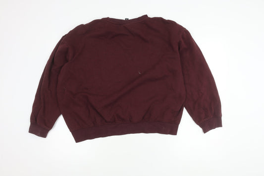 H&M Women's Purple L Pullover Sweatshirt