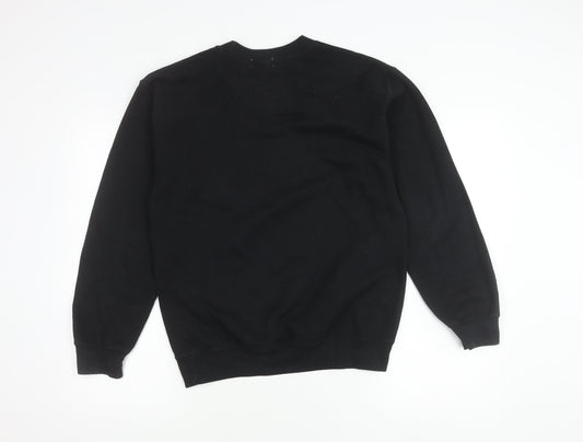 Topman Men's Black XS Pullover Sweatshirt