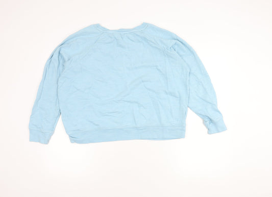 Womens UK Size 16 Marks and Spencer Blue Pullover Sweatshirt