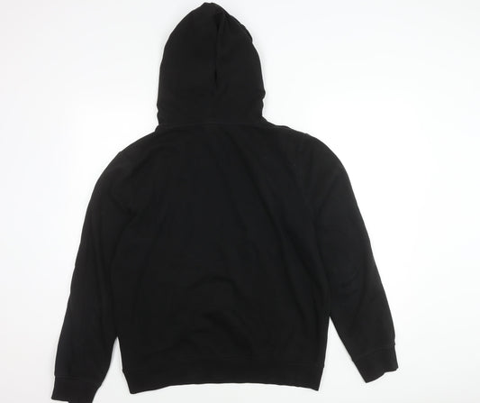 Mens UK Size M New Look Black Pullover Hoodie