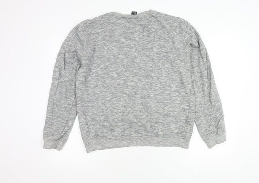 H&M Grey Cotton Sweatshirt Unisex Size 12 Casual