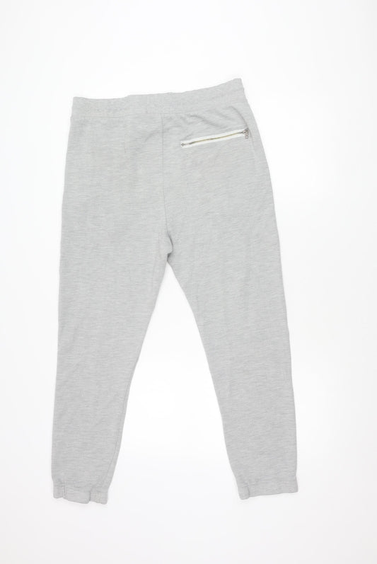 Topman Grey Jogger Trousers Men M Elastic Waist