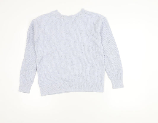 Womens UK Size S Marks and Spencer Blue Pullover Jumper