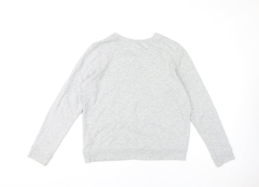 Womens UK Size M Calvin Klein Grey Pullover Sweatshirt