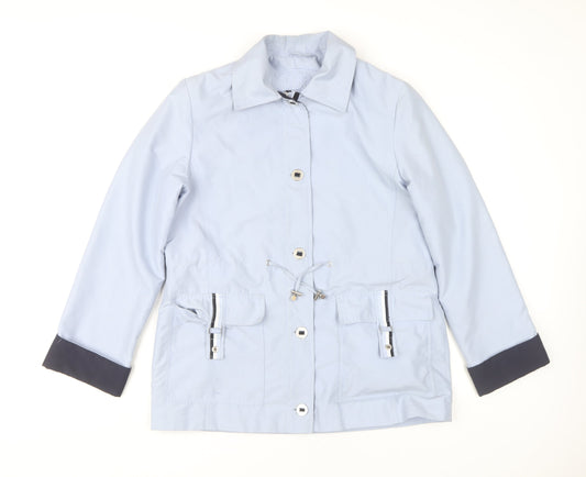 Womens UK Size S BM Blue Basic Jacket