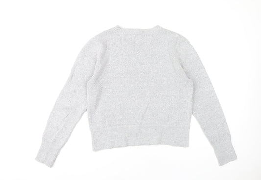 Womens UK Size 14 Oasis Grey Pullover Jumper