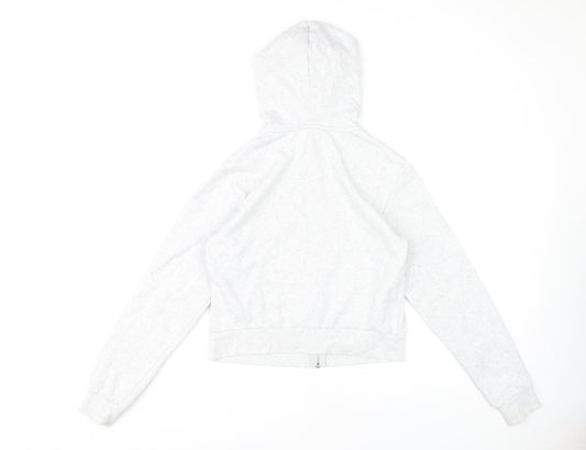 H&M Women’s White Full Zip Hoodie Size 14