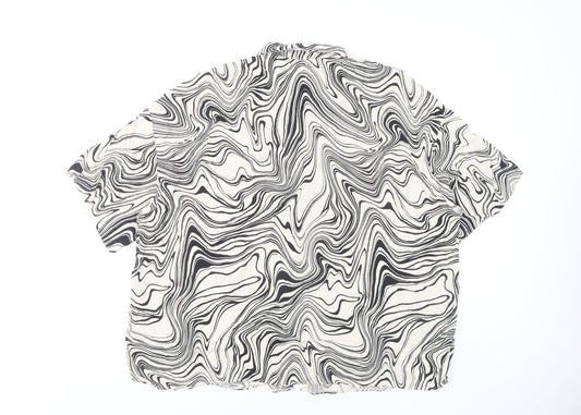 Papaya Women's Multicoloured Button-Up Shirt, Size 14