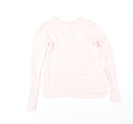 Womens UK Size 12 Marks and Spencer Pink Pullover Jumper