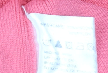 Avant Garde Women's Pink Wrap Top, Size M, Casual