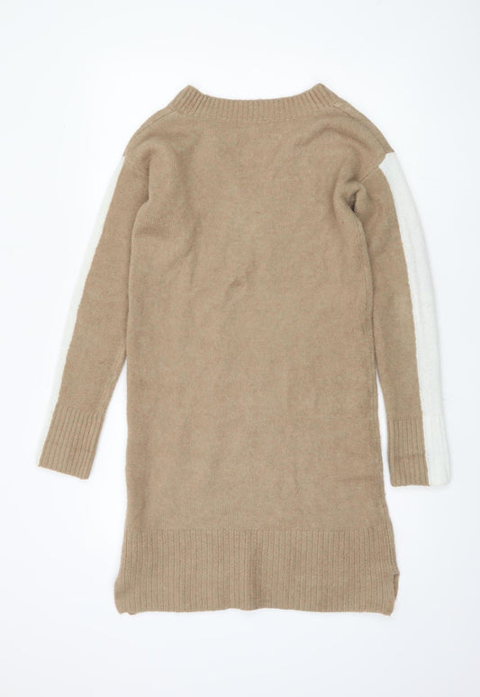 Womens UK Size 6 NEXT Beige Tunic Jumper