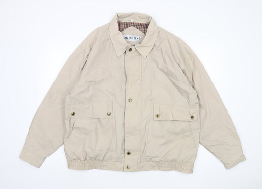 Mens UK Size M Antartex Beige Basic Jacket