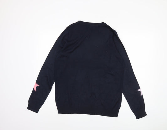 Womens UK Size M Dorothy Perkins Blue Pullover Jumper
