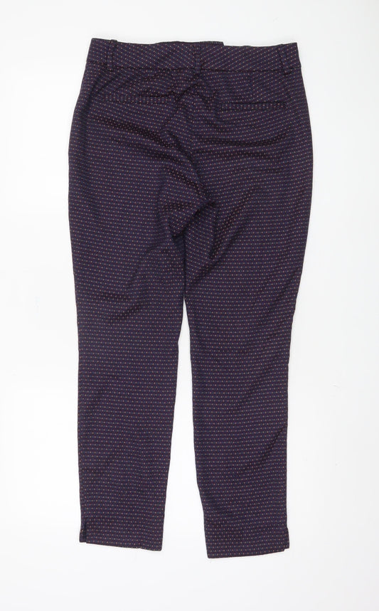 Womens UK Size 10 NEXT Regular Fit Casual Multicoloured Trousers