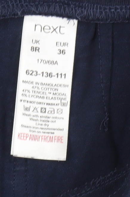 Womens UK Size 8 NEXT Relaxed Fit Jogger Blue Trousers