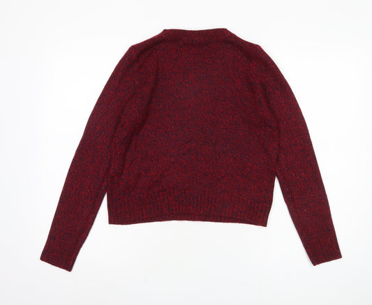 Womens UK Size XS Divided by H&M Red Pullover Jumper
