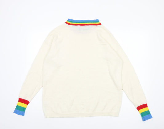 Boohoo Womens Multicoloured L Pullover Jumper
