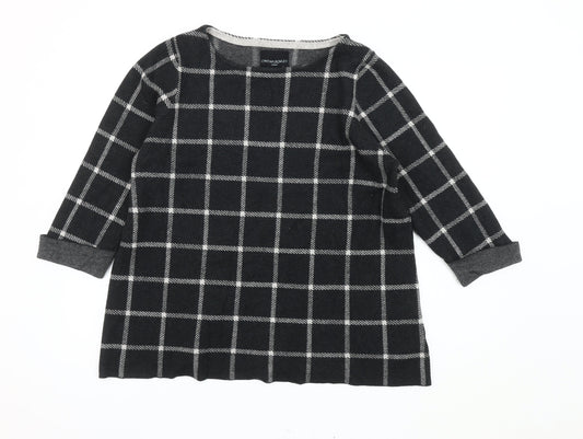 Womens UK Size 20 Cynthia Rowley Black Pullover Jumper
