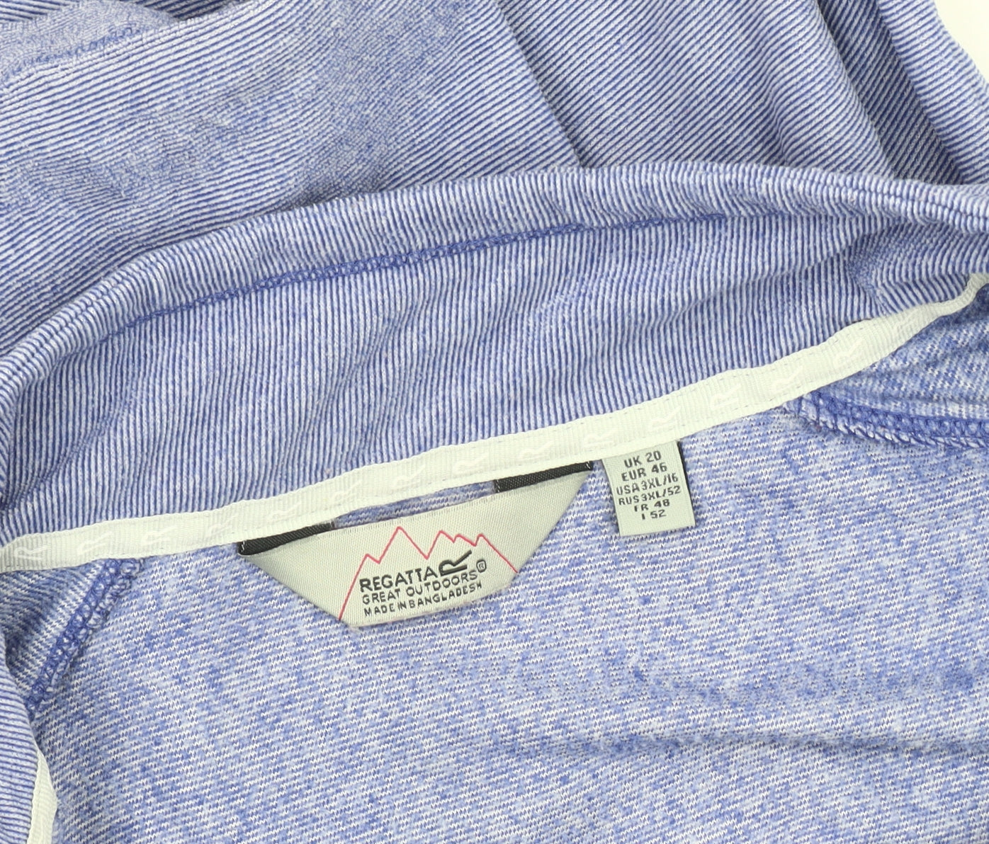 Regatta Women's Blue Relaxed High Neck Sweatshirt Size 20